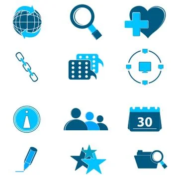 Web icons Stock Illustration