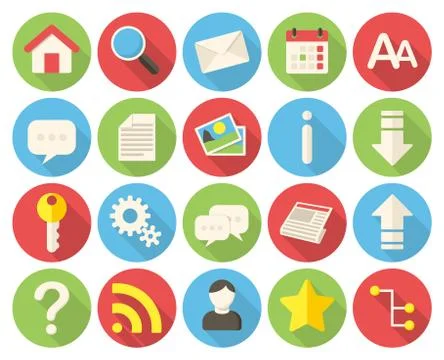 Web icons Stock Illustration