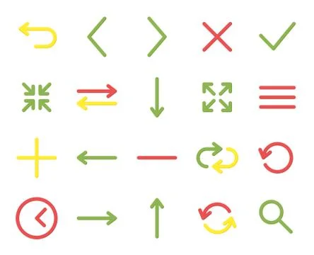 Web icons Stock Illustration