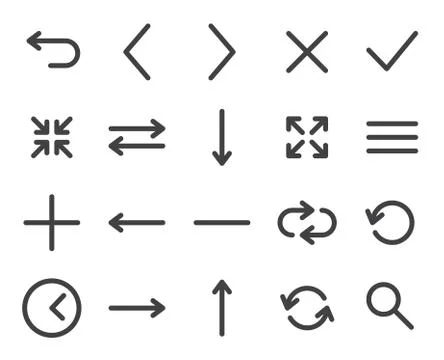 Web icons Stock Illustration