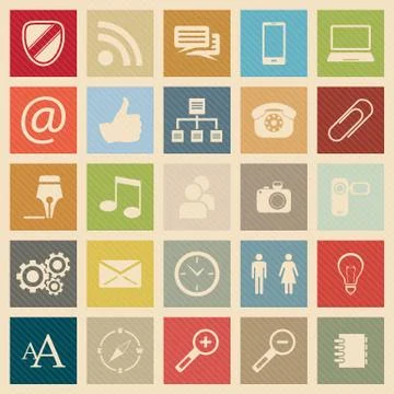 Web Icons Stock Illustration