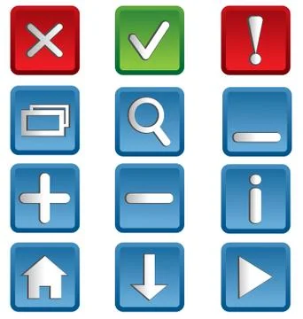 Web icons isolated on white 스톡 일러스트
