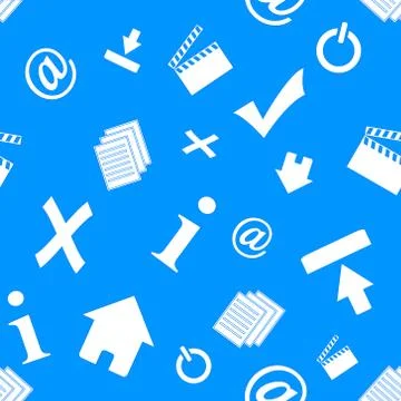 Web icons pattern Stock Illustration