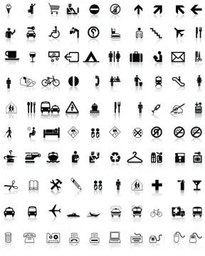 Web  icons set Stock Illustration