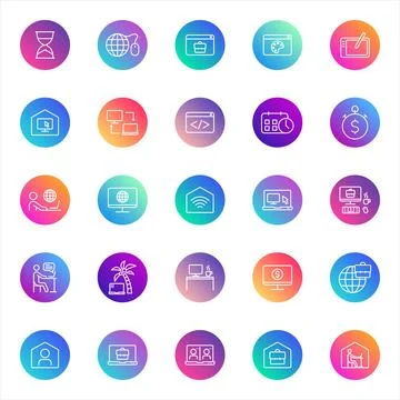 Web Illustrazione stock