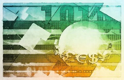 Web Information Technology Stock Illustration