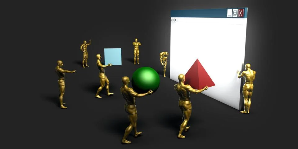 Web Information Technology Stock Illustration