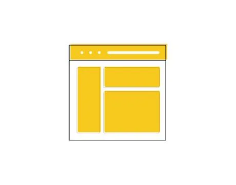 Web interface Flat Icon on white background in vector illustration Illustrazione stock