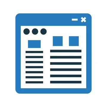 Web interface icon. Stock Illustration