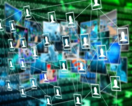 Web interface Illustrazione stock