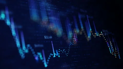 Web interface showing Bitcoin gaining value on market Vídeo Stock 112259738