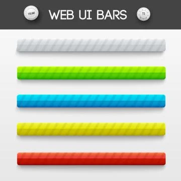 Web interface ui elements. Vector illustration 스톡 일러스트