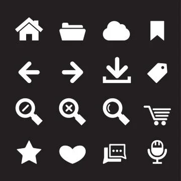 Web internet icon Stock Illustration