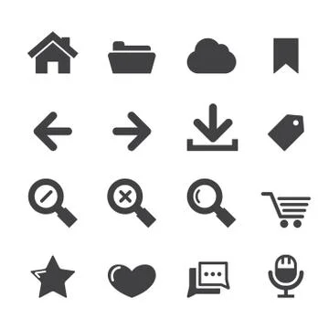 Web internet icon Stock Illustration