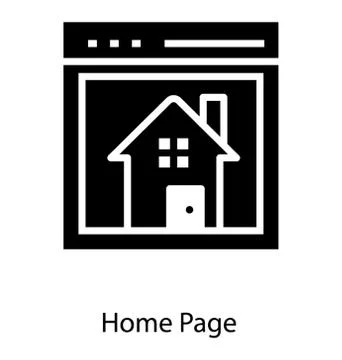Web Landing Homepage Stock Illustration