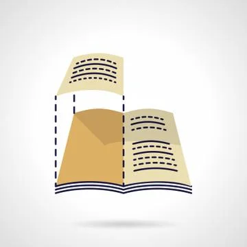 Web layout flat color vector icon Stock Illustration