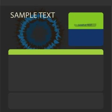 Web layout Stock Illustration