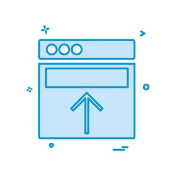 Web layouts icon design vector 스톡 일러스트