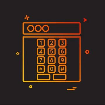 Web layouts icon design vector 스톡 일러스트