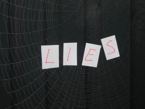 Web of lies Stock Photos