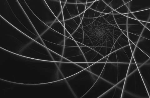 The web of light. Glowing neon rays of light. Stock Illustration