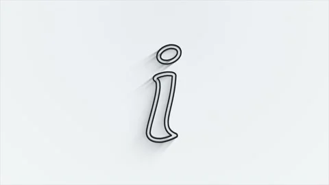 Web line shadow icon. Business. Email icon. Outline web icon. Motion graphics. Stockbeeldmateriaal 153861270