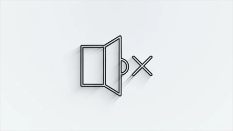 Web line shadow icon. Business. Email icon. Outline web icon. Motion graphics. 스톡 동영상 153861433