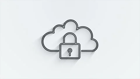 Web line shadow icon. Business. Email icon. Outline web icon. Motion graphics. Vídeo Stock 153869361