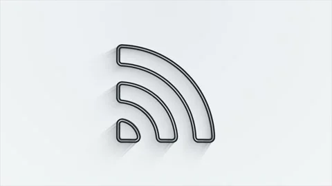 Web line shadow icon. Business. Email icon. Outline web icon. Motion graphics. Stock Footage 153871992