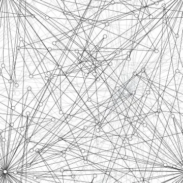 Web Lined Pattern with Nodes Stock Illustration