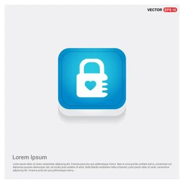 Web Lock Icon Stockillustratie