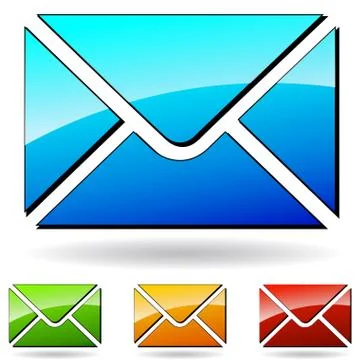 Web mail icons Stock Illustration