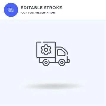 Web Maintenance icon vector, filled flat sign, solid pictogram isolated on white Stock Illustration