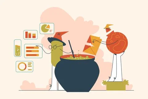 Web Maintenance Illustration Illustrazione stock