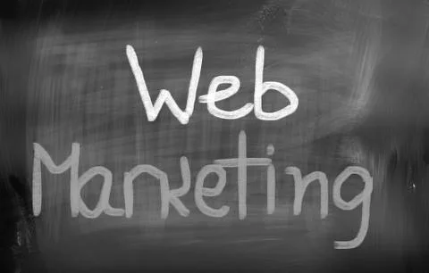 Web marketing concept Stock Illustration