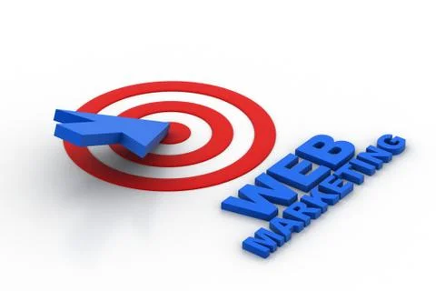 Web marketing concept Free Stock Illustration