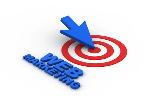 Web marketing concept Free Stock Illustration