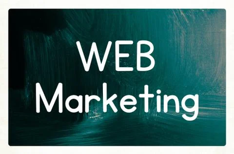 Web marketing concept Stock Photos
