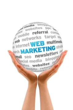Web marketing Illustrazione stock