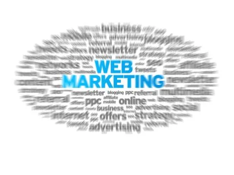 Web marketing Stock Illustration