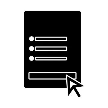 Web menu, click, menu, nav bar, menu scrolling icon Stock Illustration