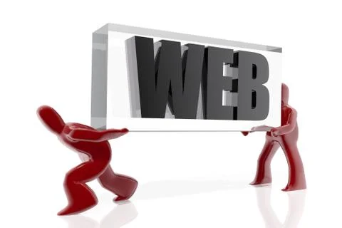 Web move Stock Illustration