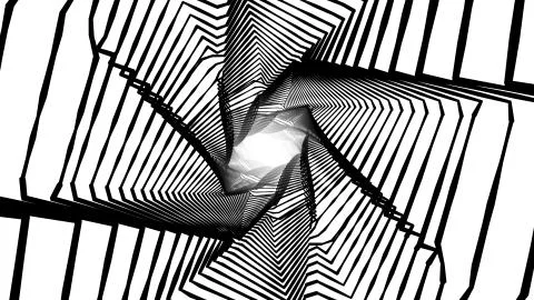 Web net polygonal abstract tunnel drawing graphics illustration background new Stock Illustration