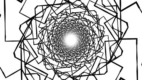 Web net polygonal abstract tunnel drawing graphics illustration background new Stock Illustration