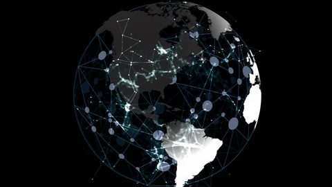 Web network background 스톡 동영상 116901283