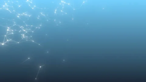Web network in the corner of the screen.Elegant fantasy abstract technology Video stock 101488838