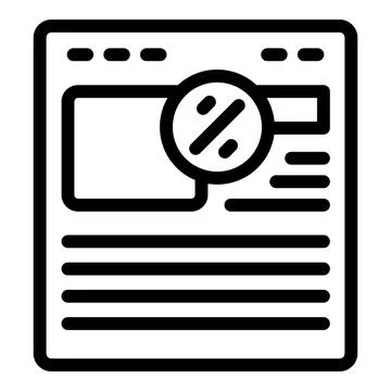 Web online data icon outline vector. Share social media Stock Illustration