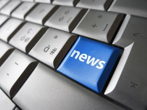 Web Online News Stock Illustration