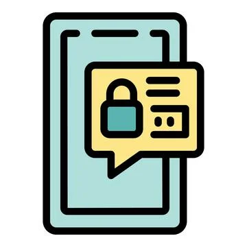 Web online registration icon vector flat Stockillustratie