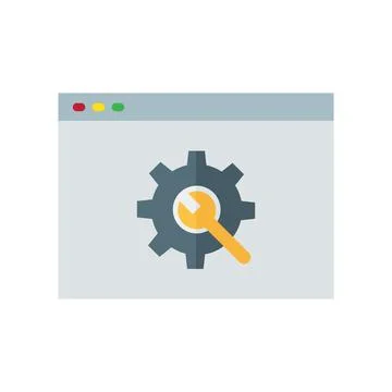Web Optimization icon vector image. Stock Illustration
